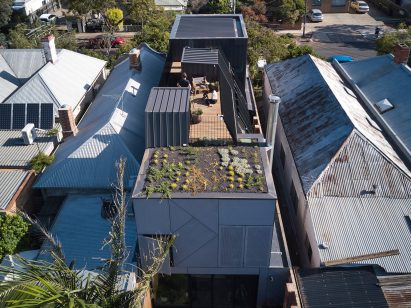 Roof deck and garden of Union House