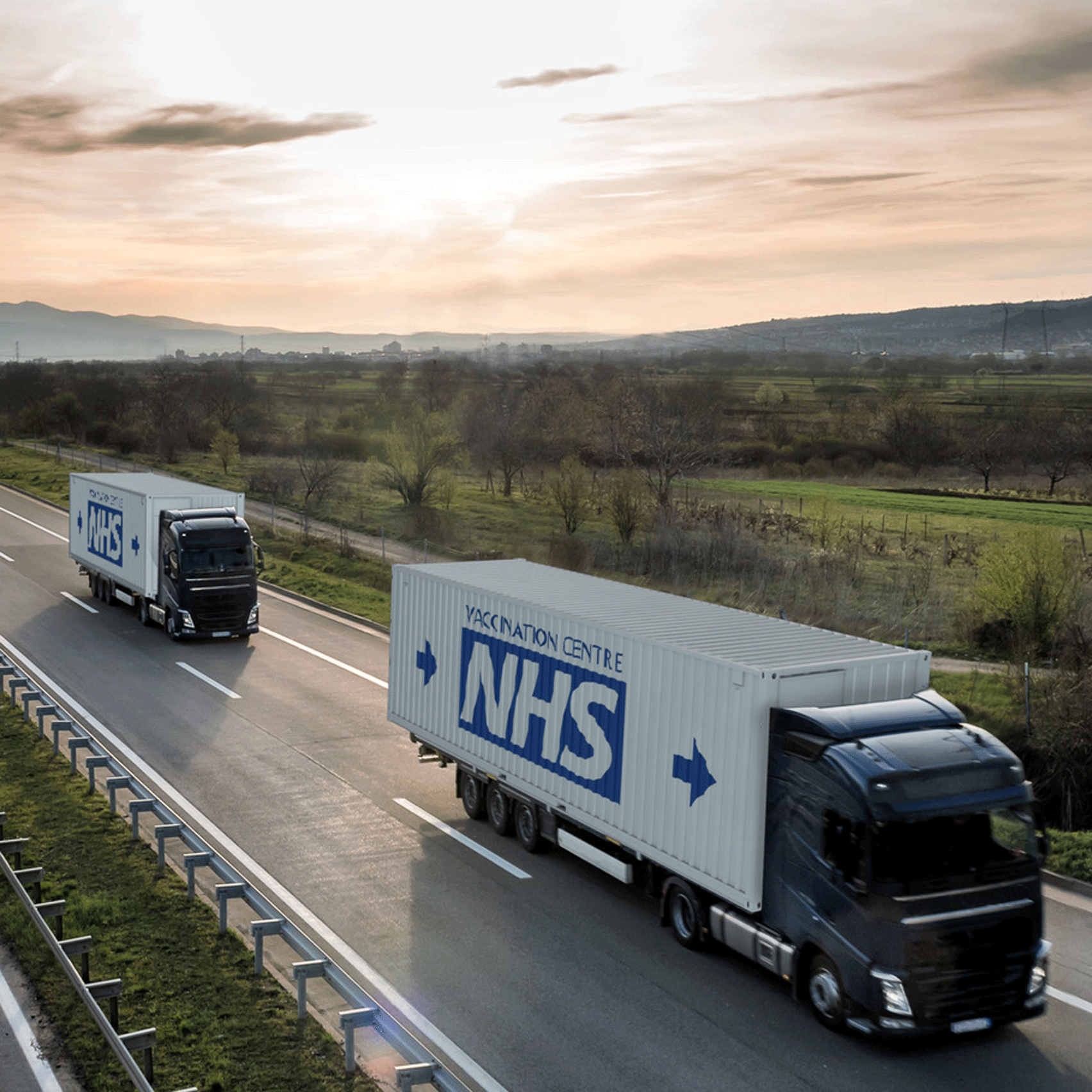 Mobile vaccination units by Waugh Thistleton Architects