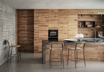 Kitchen at Villa Nemes by Giordano Hadamik Architects
