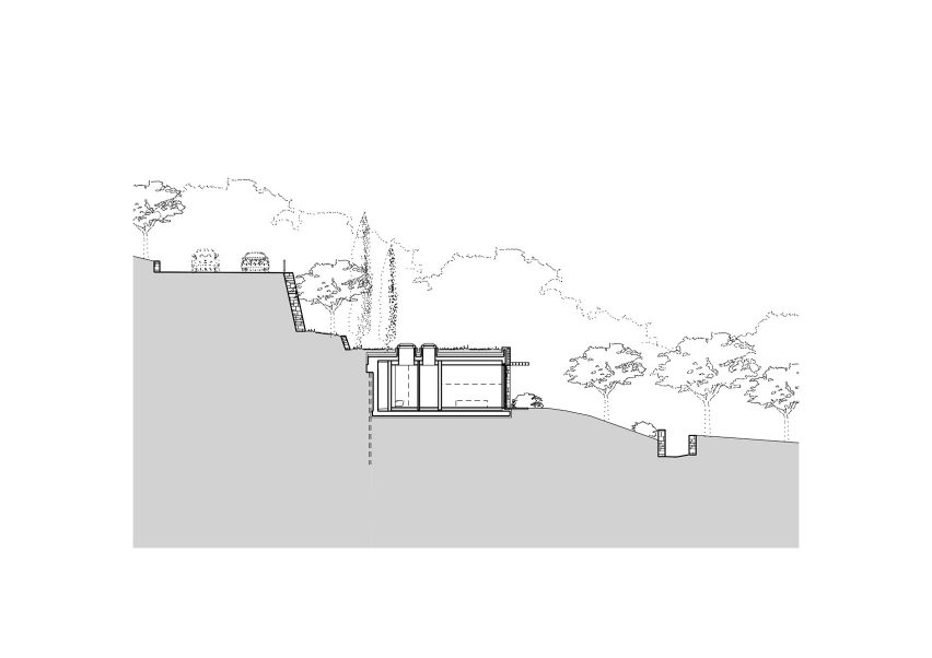 Section two at Villa Nemes by Giordano Hadamik Architects
