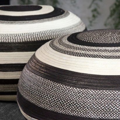 Caña Flecha poufs by L'aviva Home