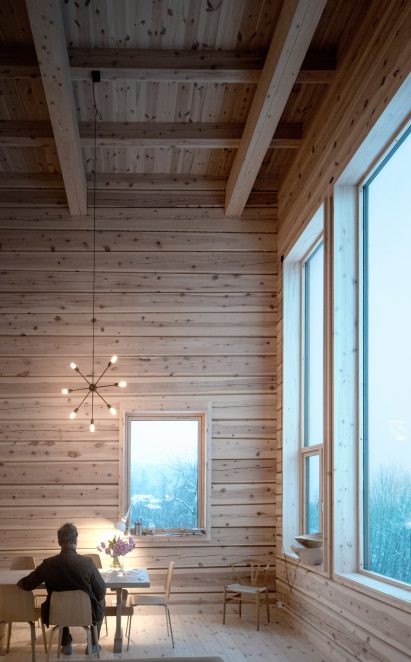 Living room in Norwegian house