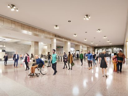 SOM plans to improve subway access as part of its plans for 175 Park Avenue