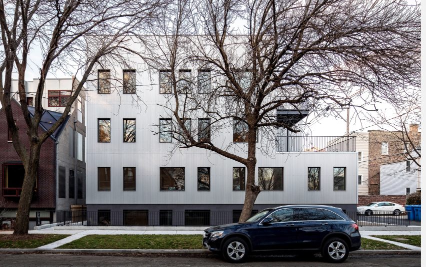 2016 W Rice housing in Chicago by Vladimir Radutny Architects
