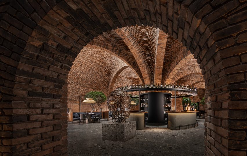 Inside the 50% Cloud Artists Lounge restaurant by CCD