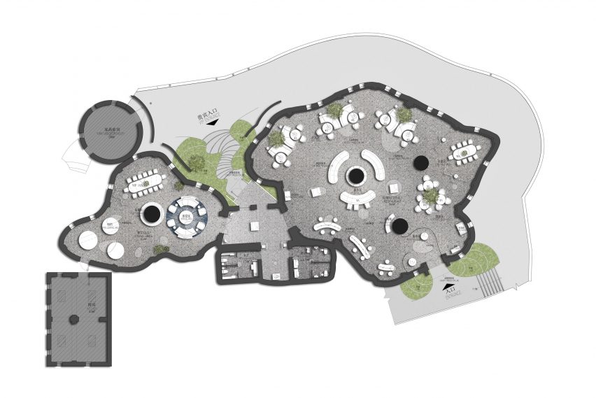 Floor plan for 50% Cloud Artists Lounge by CCD
