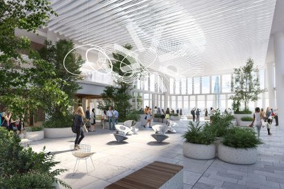 A visual of a London skyscraper's public viewing platform