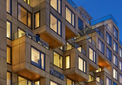 Facade of 98 Front in Dumbo