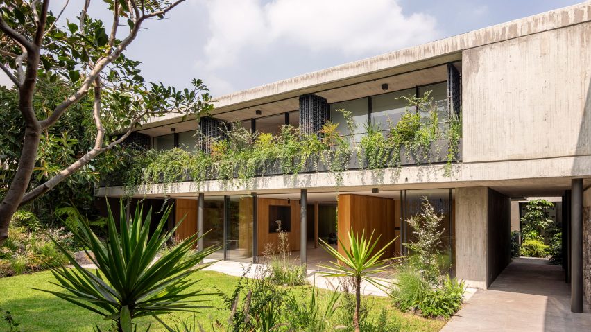 The dwelling incorporates more greenery