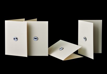 Motif applied to different mediums such as cards and pins