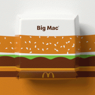 McDonald's food packaging by Pearlfisher