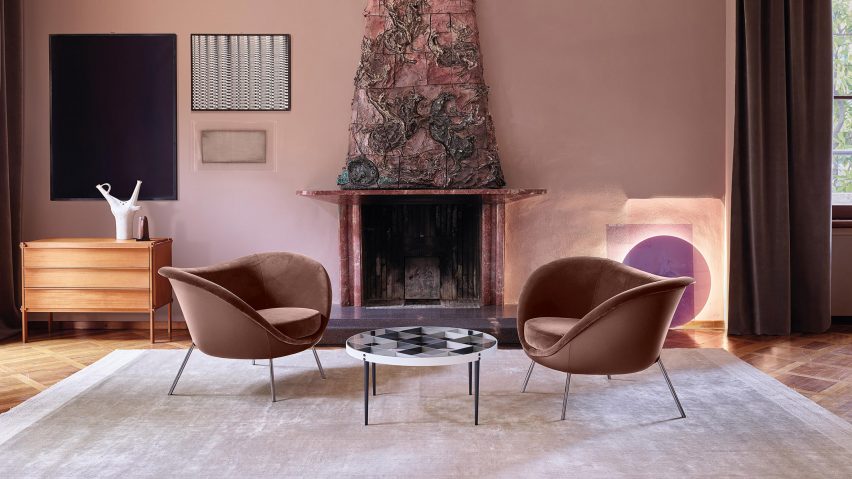 D.154.2 by Gio Ponti via Molteni&C in a living room interior