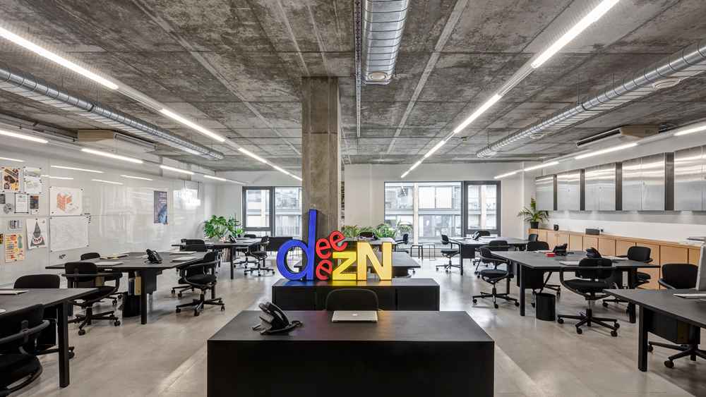 Dezeen's office in Hoxton, London