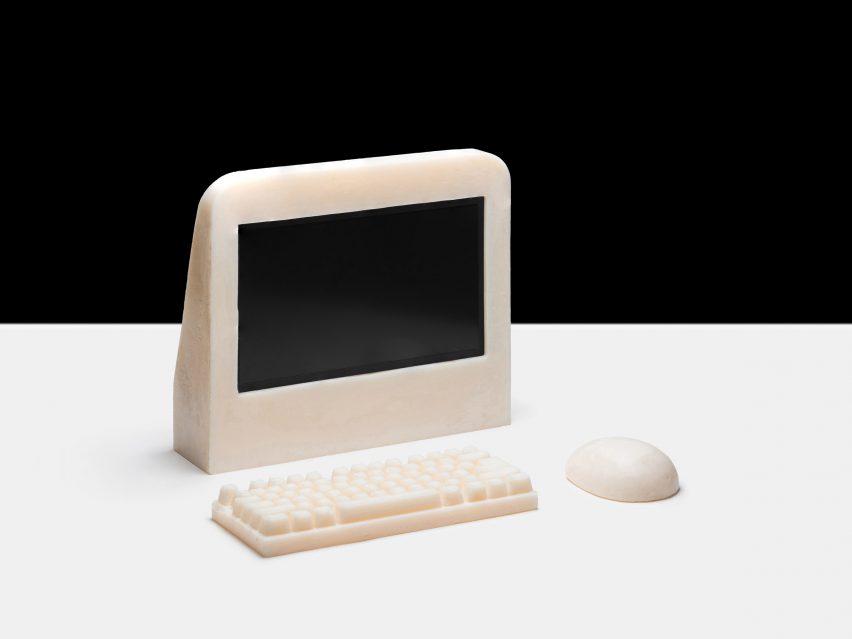 A computer made of lard