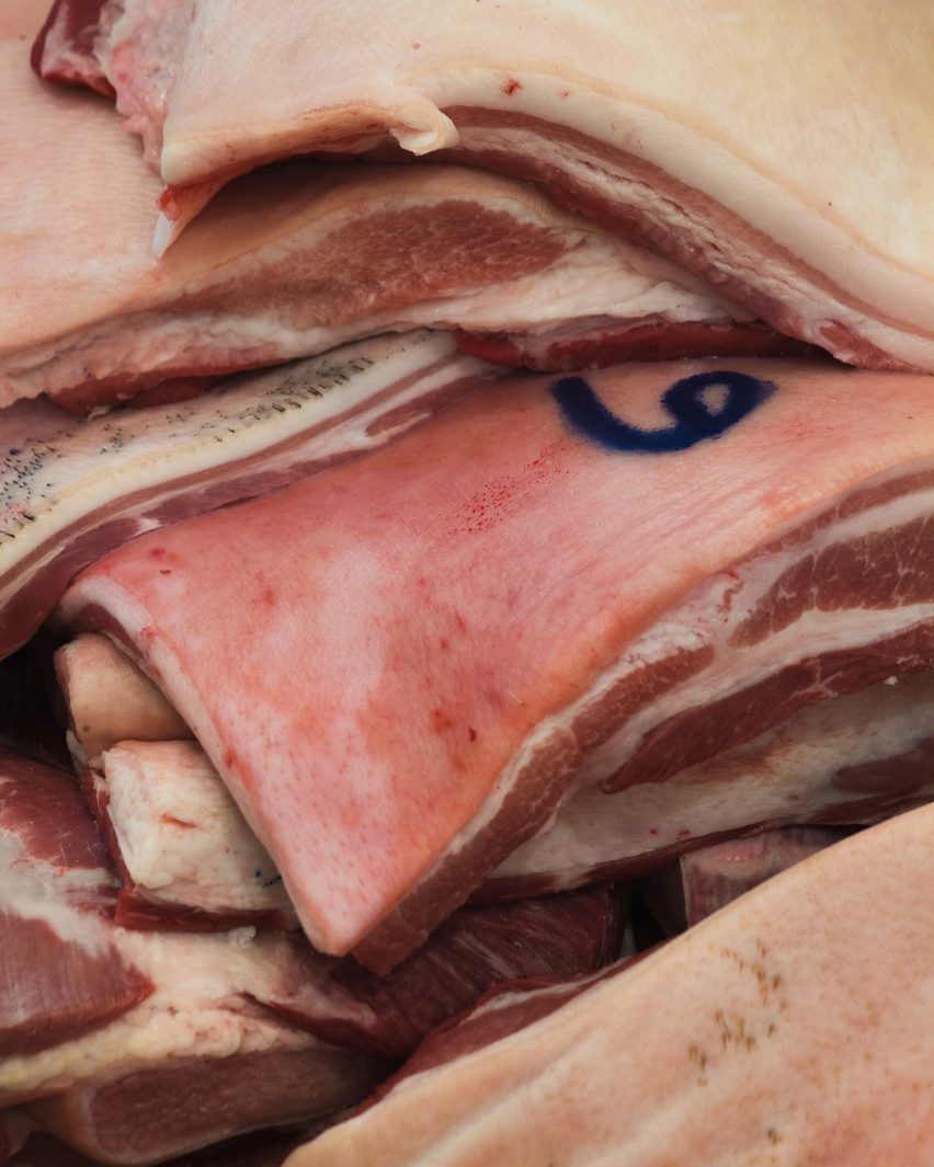 Investigating lard close up