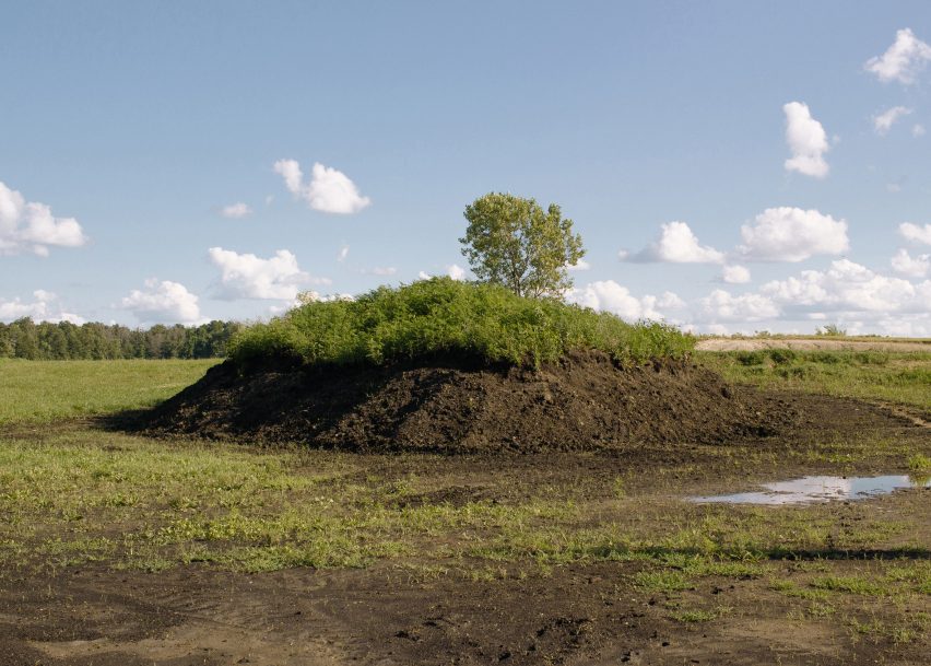 A photograph on location while visiting places of significance for the project
