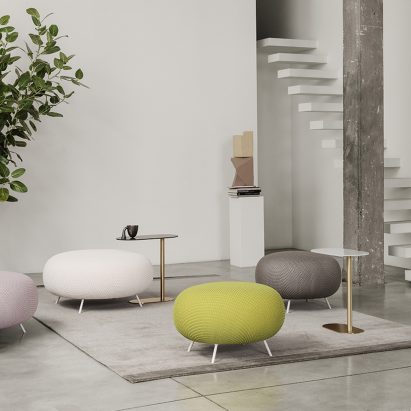 Gioia pouf by Raffaella Mangiarotti for IOC Project Partners