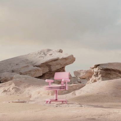 ABBA chair from The Shipping auction by Andrés Reisinger