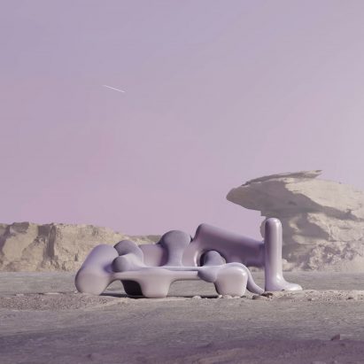 Virtual furniture from Andres Reisinger as featured in Dezeen's 2021 metaverse design roundup