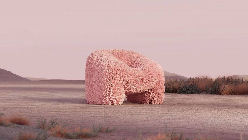 Hortensia chair from The Shipping auction by Andrés Reisinger