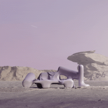 Digital couch sold as NFT by Andres Reisinger