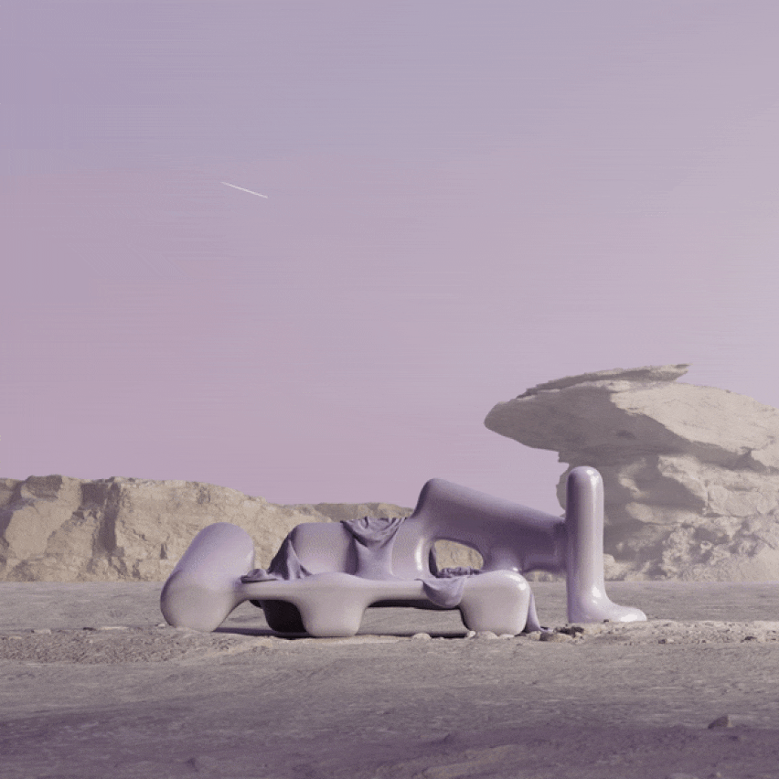 Deep Space sofa from The Shipping auction by Andrés Reisinger