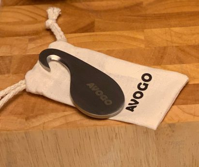 Pietro Pignatti's Avogo tool with its sleeve