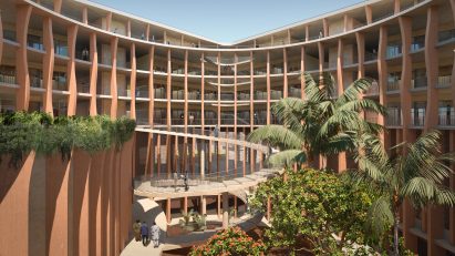 A central courtyard