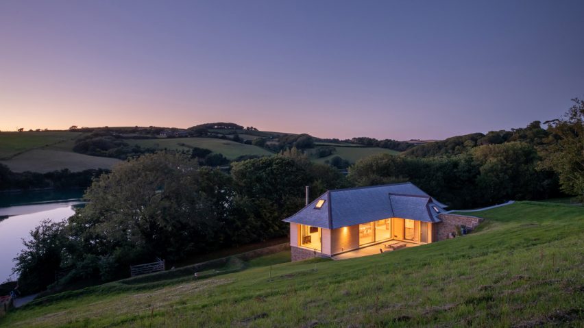 The Boathouse overlooking Salcombe Estuary
