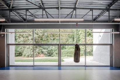 Views out of a boxing club