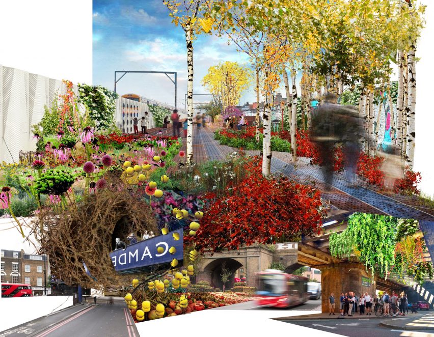 Camden Highline raised park James Corner Field Operations