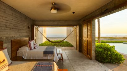The side wings of Casa Cova's sleeping areas