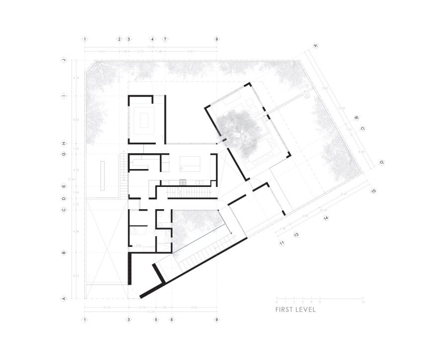 Plans for Casa Duraznos by V Taller