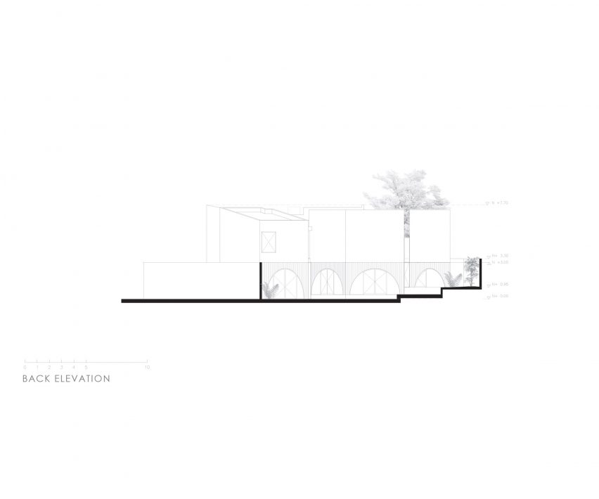 Plans for Casa Duraznos by V Taller