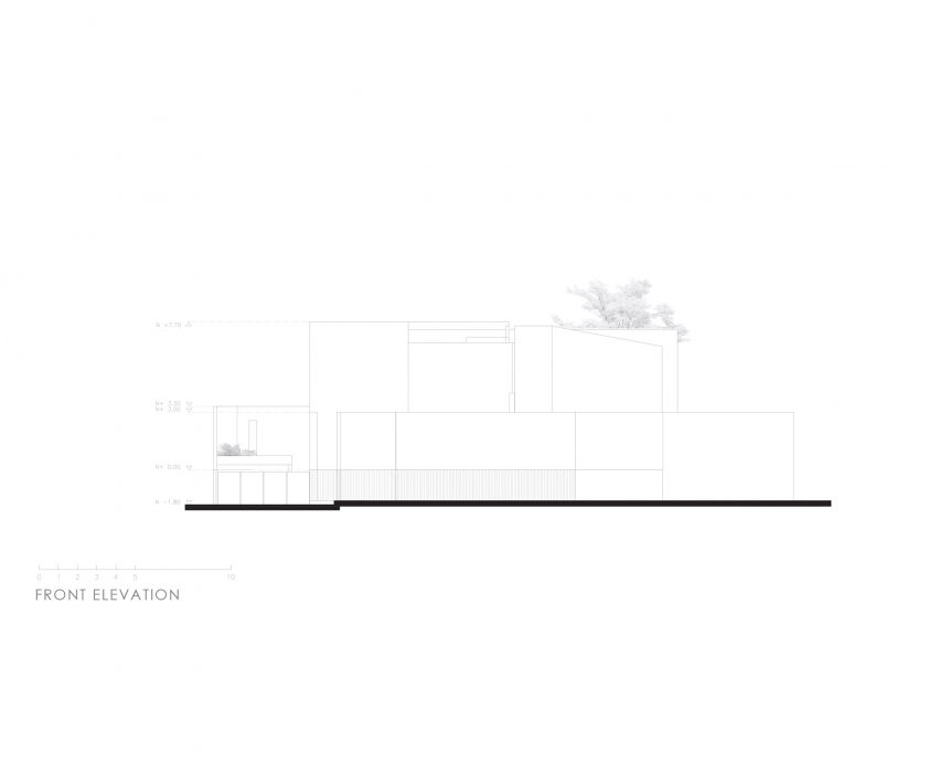 Plans for Casa Duraznos by V Taller