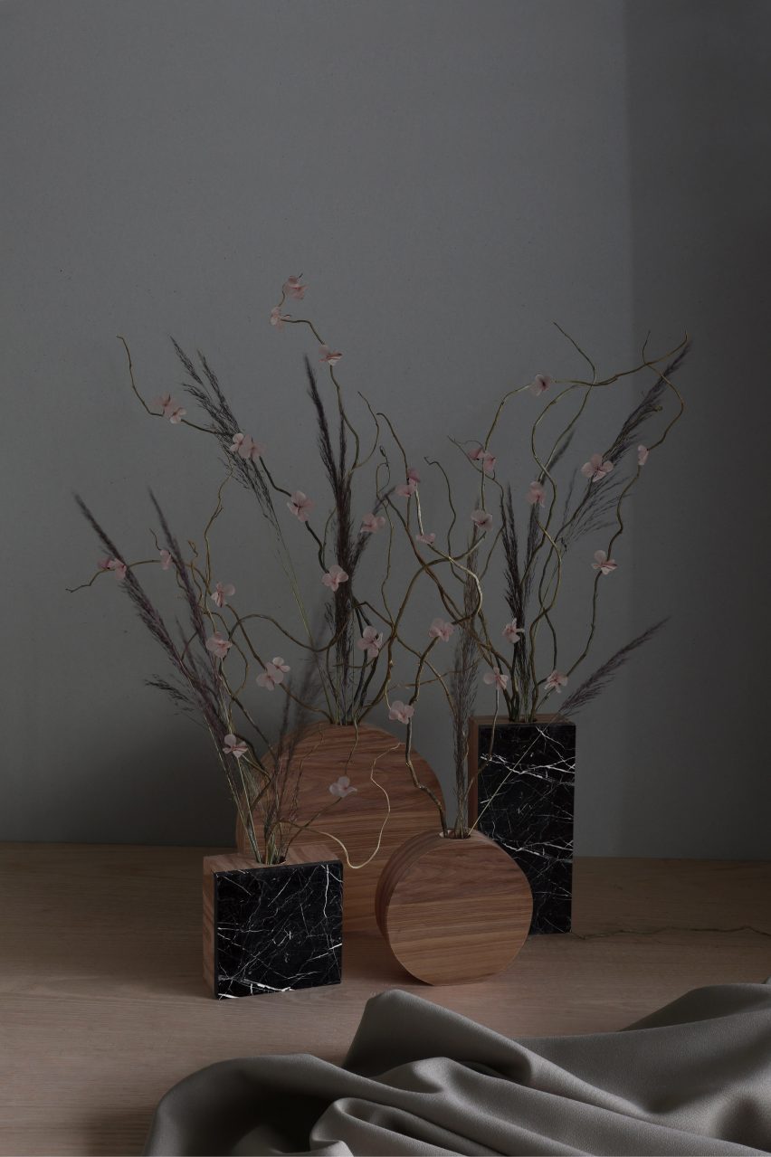 Elegant flower vases