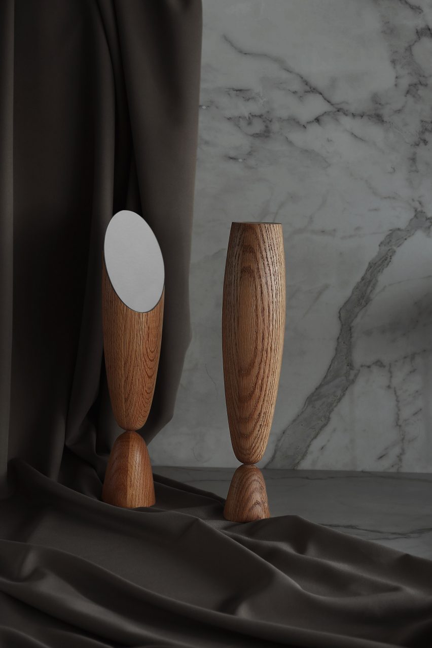 Wooden mirrors