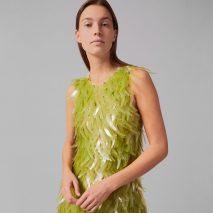 Algae sequin dress by Phillip Lim and Charlotte McCurdy as part of One X One project