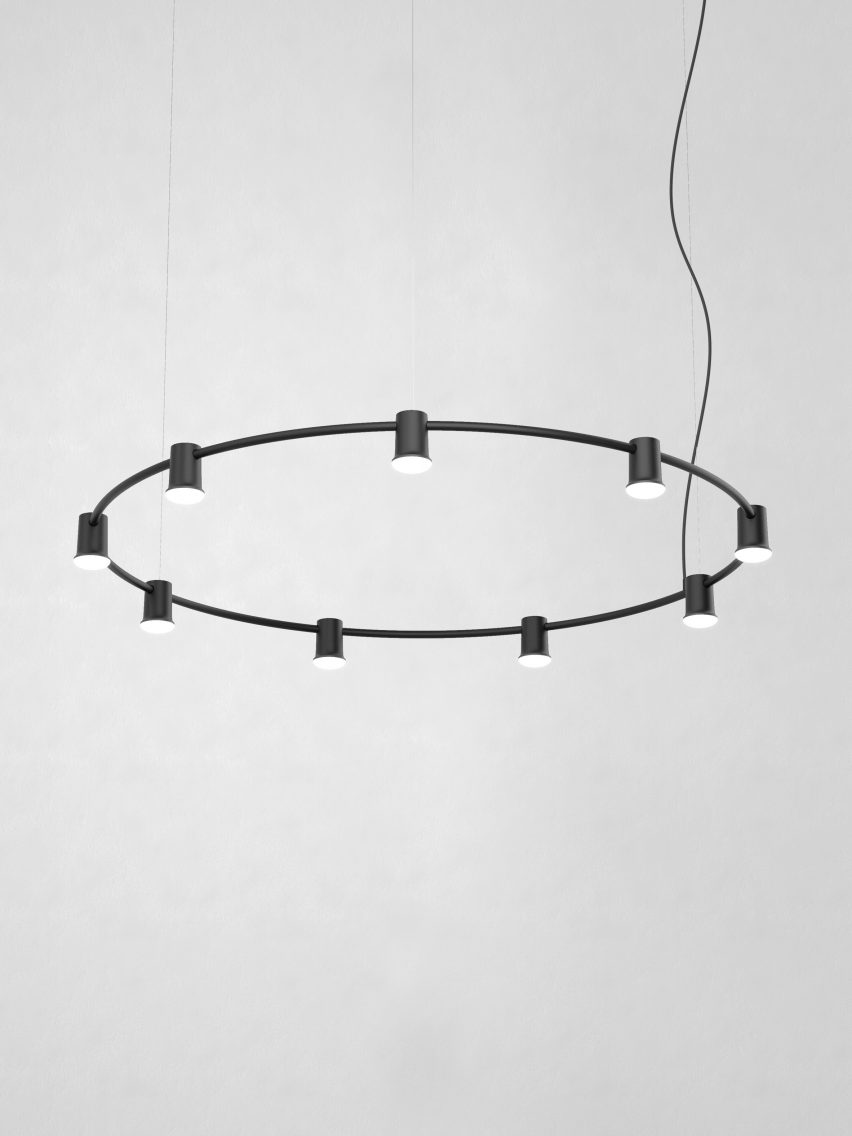 Jens Fager's Compose Rail for Zero Lighting in black