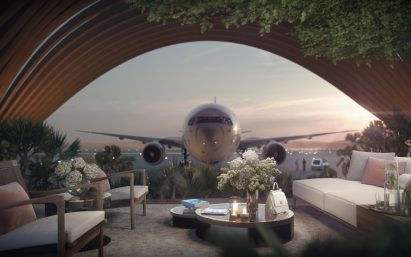 Red Sea International Airport departure lounge