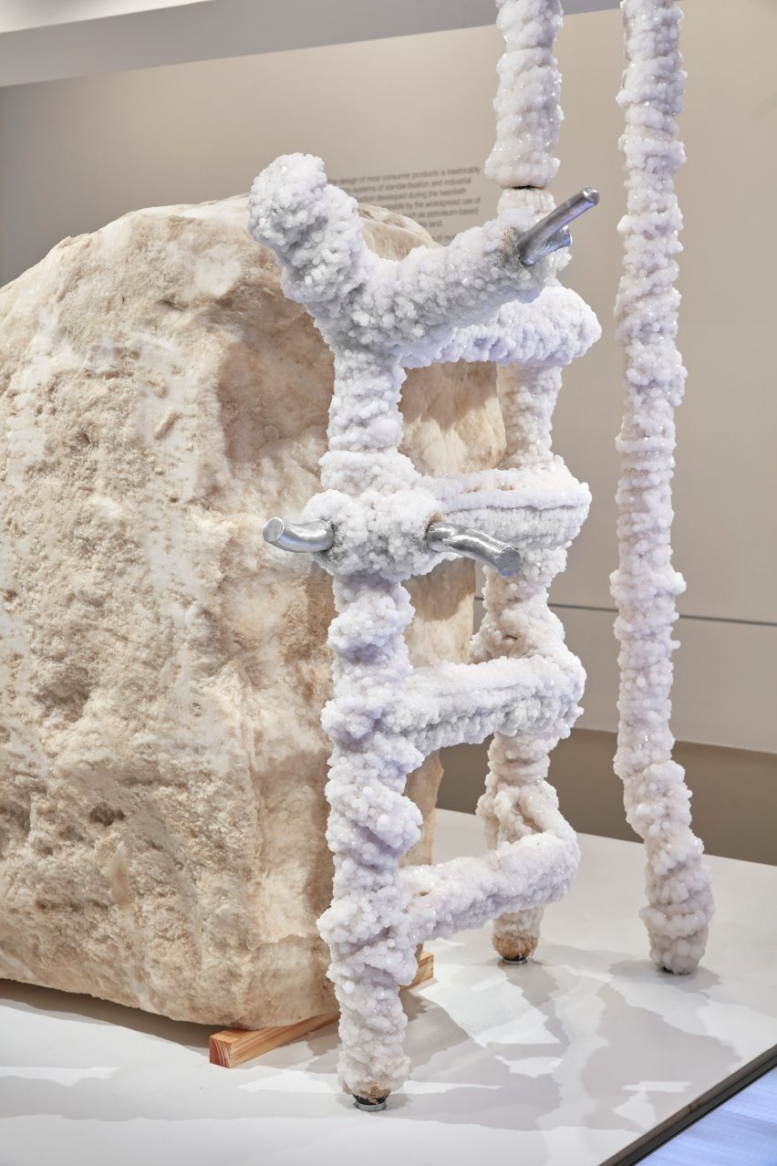 Salt boulder and salt ladder