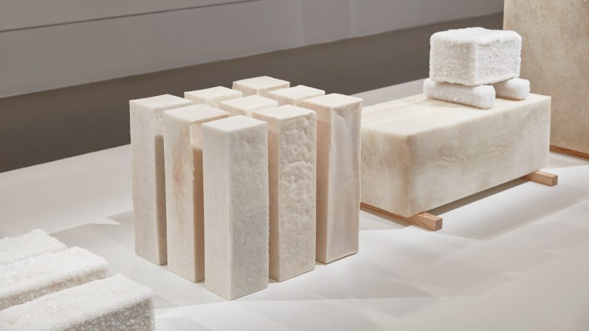 Crystalline salt blocks at NGV