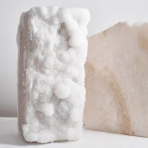 Building blocks with crystals