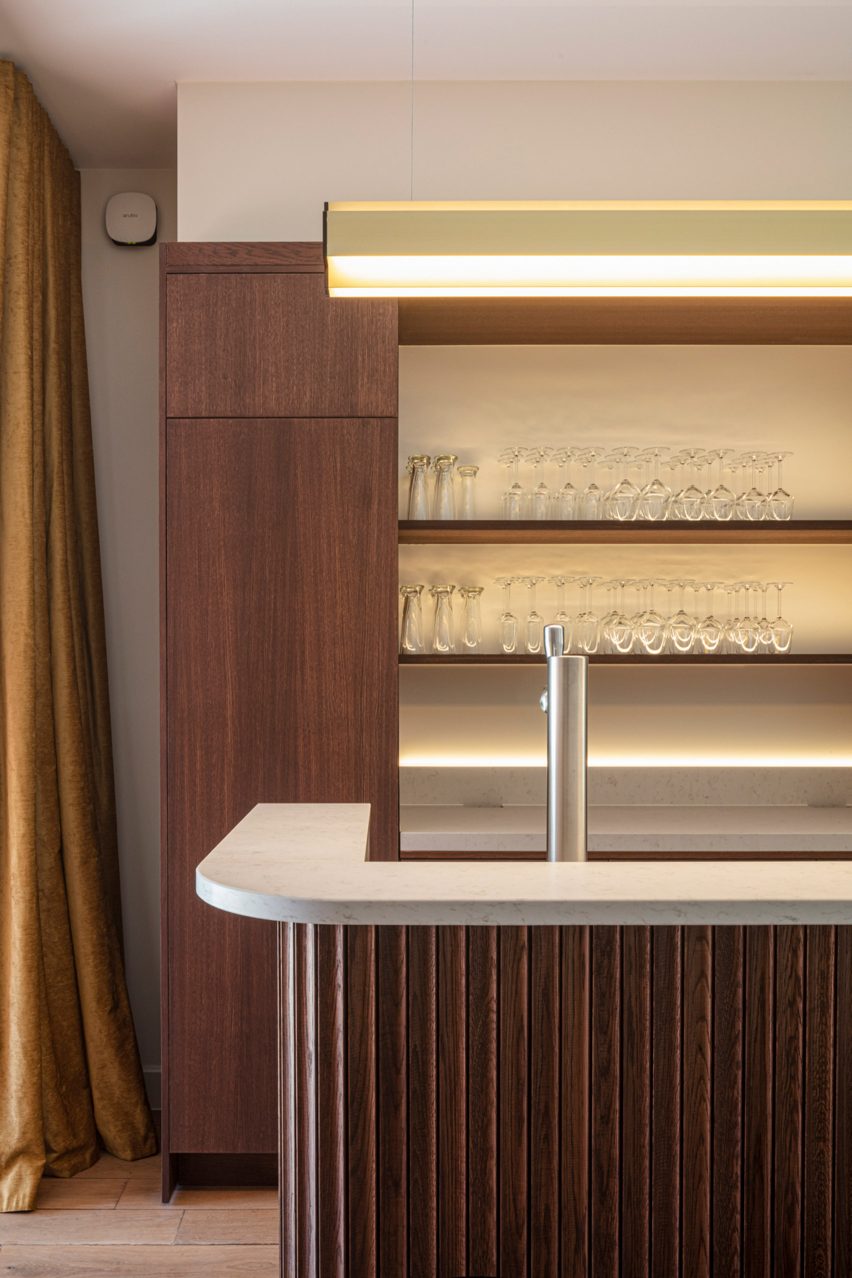 Wooden bar
