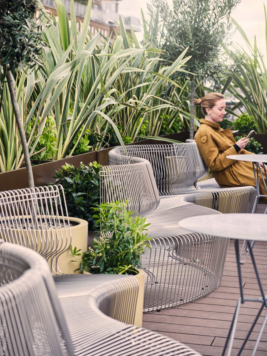 Roof terrace of Douglas House