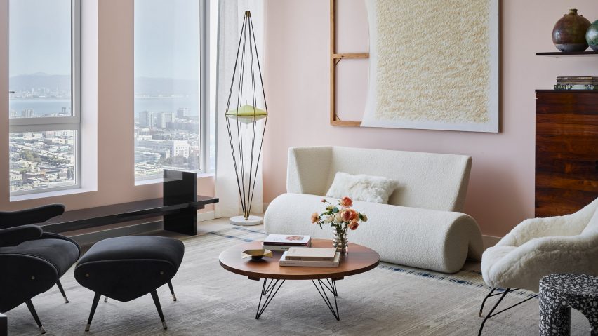 Living room of Fifteen Fifty penthouse by Gabriel & Guillaume