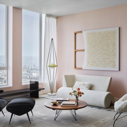 Living room of Fifteen Fifty penthouse by Gabriel & Guillaume