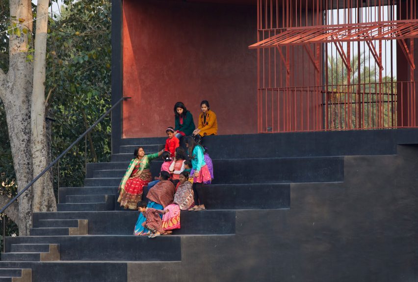 Football Club House in Bansberia, India, by Abin Design Studio