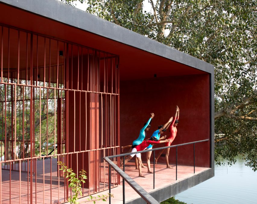 Football Club House in Bansberia, India, by Abin Design Studio