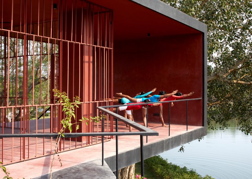 Football Club House in Bansberia, India, by Abin Design Studio